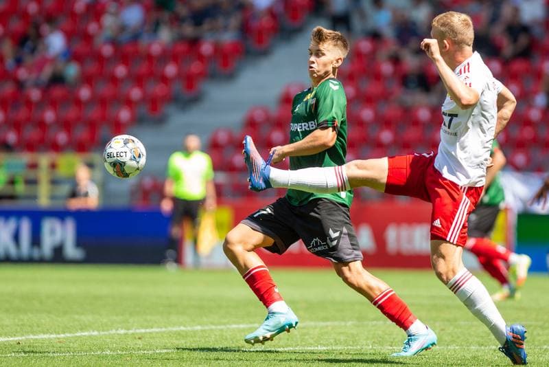 Football. Fortuna I Liga. GKS Tychy - LKS Lodz. 24.07.2022