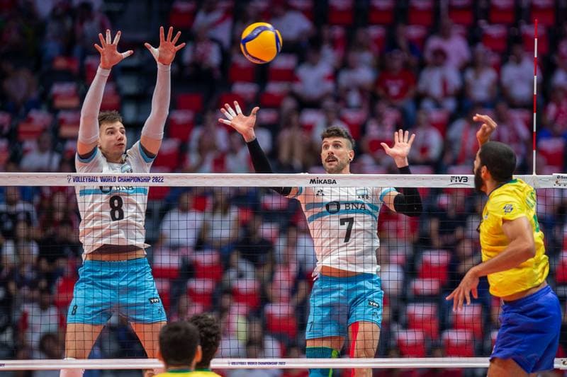 Volleyball. FIVB Men's World Championship. Argentina - Brazil. 08.09.2022
