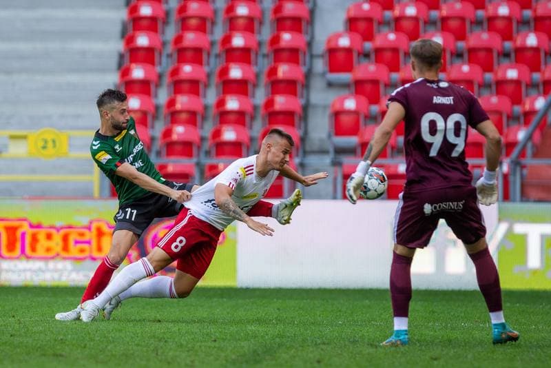 Football. Fortuna I Liga. GKS Tychy - LKS Lodz. 24.07.2022