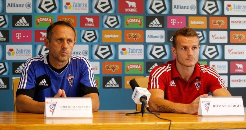 Football. Gornik Zabrze. Press Conference. 06.08.2015