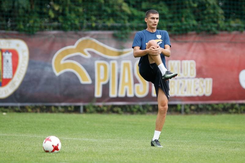 Football. Piast Gliwice. Training. 17.08.2017