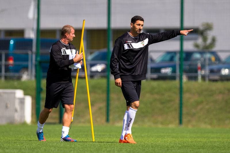 Football. Zaglebie Sosnowiec. Training. 21.08.2017