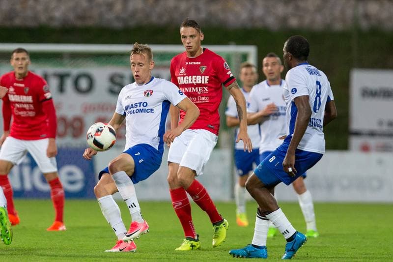 Football. Nice I Liga. Zaglebie Sosnowiec - Puszcza Niepolomice. 23.08.2017