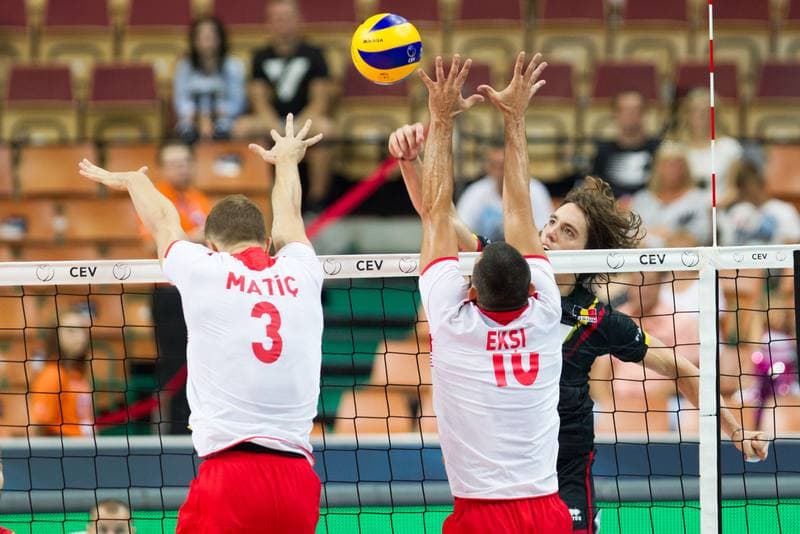 Volleyball. CEV EuroVolley 2017. Belgium - Turkey. 27.08.2017