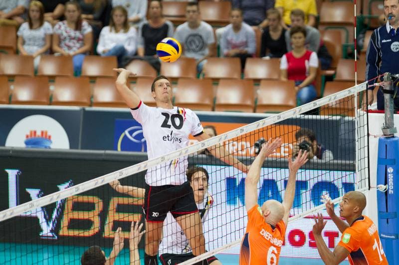 Volleyball. CEV EuroVolley. Netherlands - Belgium. 28.08.2017
