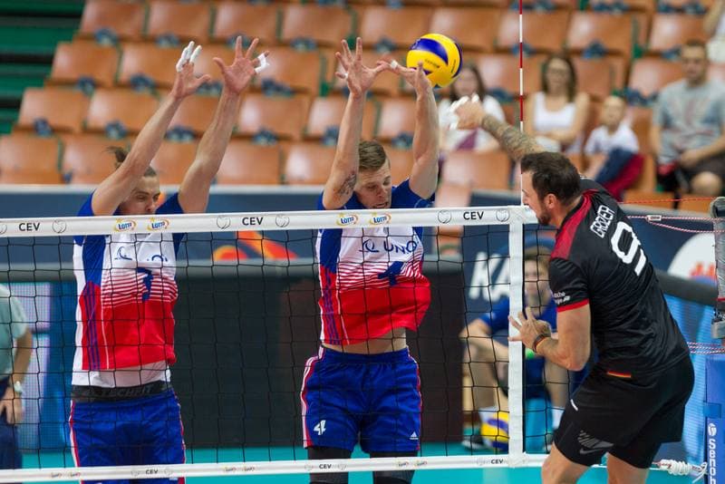 Volleyball. CEV EuroVolley. Germany - Czech Republic. 31.08.2017