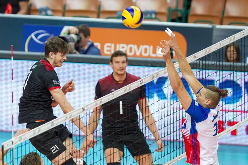 Volleyball. CEV EuroVolley. Germany - Czech Republic. 31.08.2017