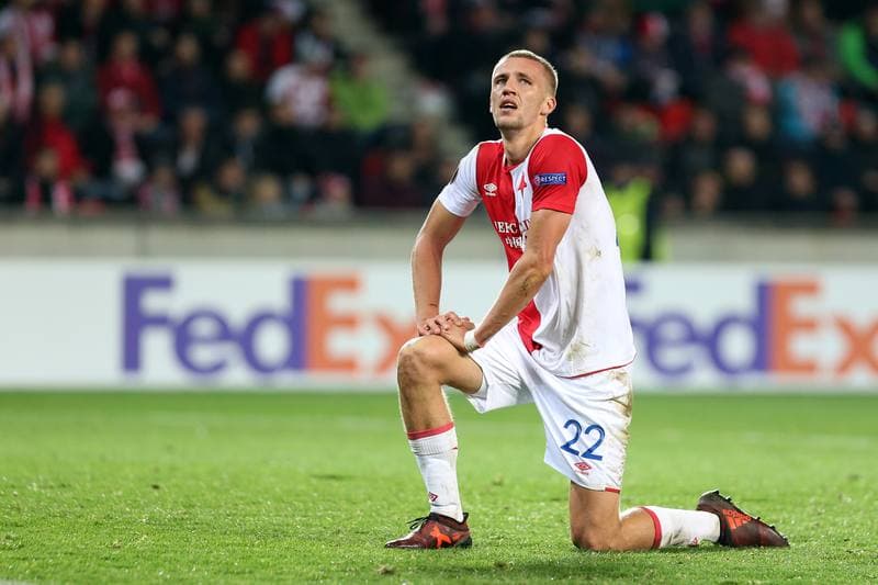 Football. UEFA Europa League. Slavia Prague - Villarreal CF. 02.11.2017