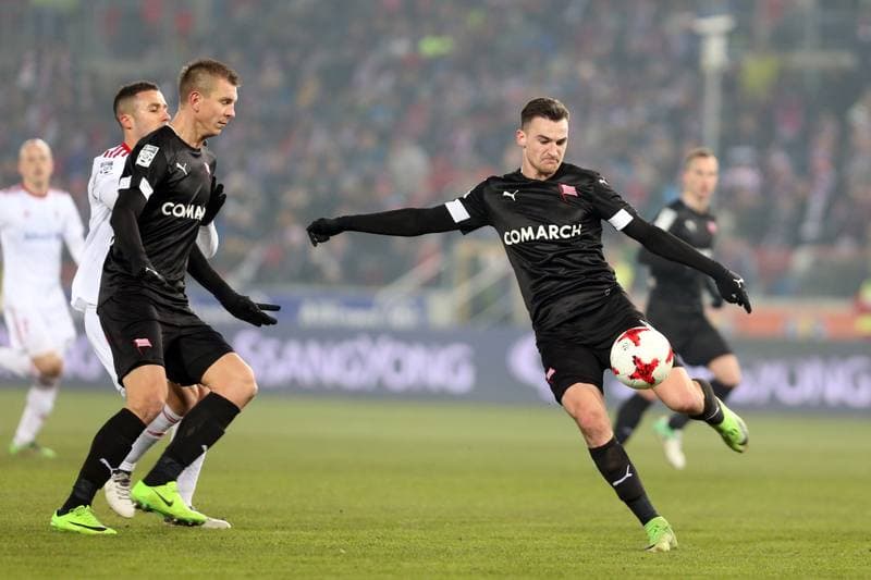 Football. Lotto Ekstraklasa. Gornik Zabrze - Cracovia Krakow. 18.12.2017