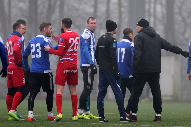 Football. Sparing. Ruch Chorzow - Podbeskidzie Bielsko-Biala. 27.01.2018