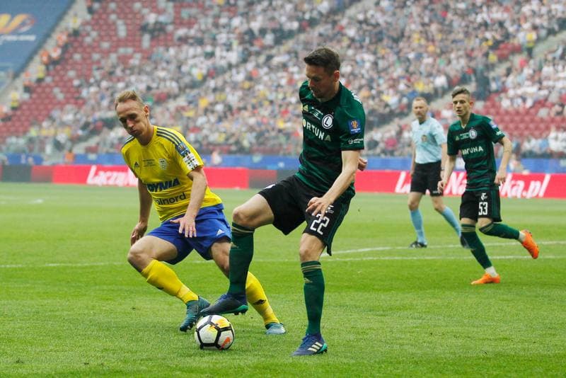 Football. Polish Cup. Arka Gdynia - Legia Warsaw. 02.05.2018