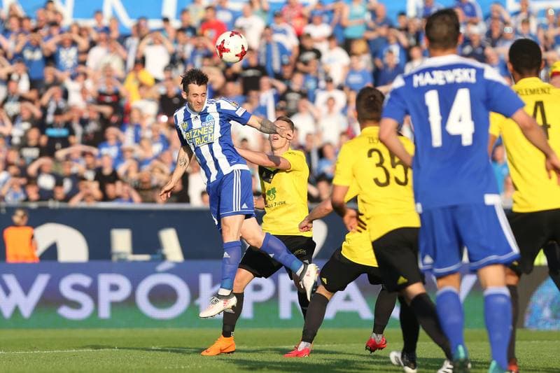 Football. Nice I Liga. Ruch Chorzow - GKS Katowice. 12.05.2018