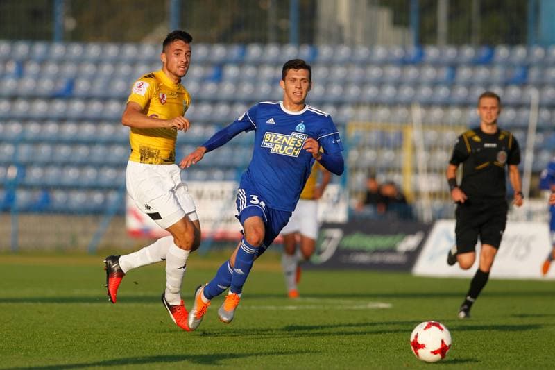 Football. II Liga. Ruch Chorzow - Olimpia Elblag. 26.08.2018