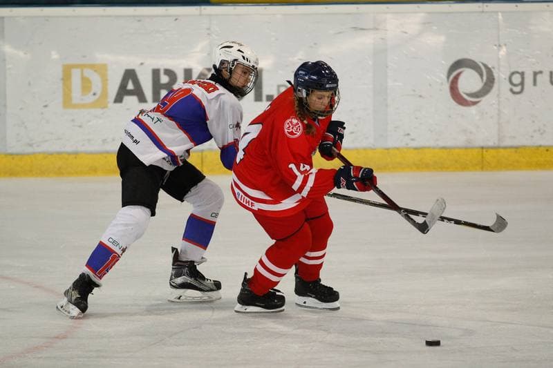 Ice Hockey. Slaska Liga Mlodzikow. Polonia Bytom - Reprezentacja Polski Kobiet. 06.09.2018