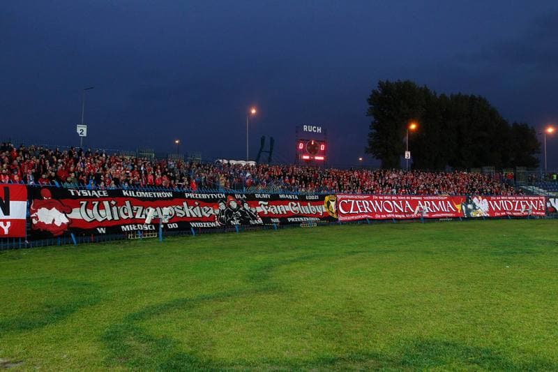 Football. II Liga. Ruch Chorzow - Widzew Lodz. 20.10.2018