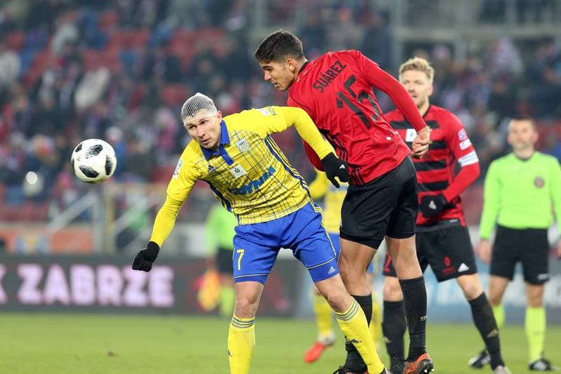 Football. Lotto Ekstraklasa. Gornik Zabrze - Arka Gdynia. 15.12.2018