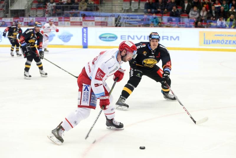 Ice Hockey. Tipsport Extraliga. Ocelari Trinec - HC Verva Litvinov. 06.01.2019