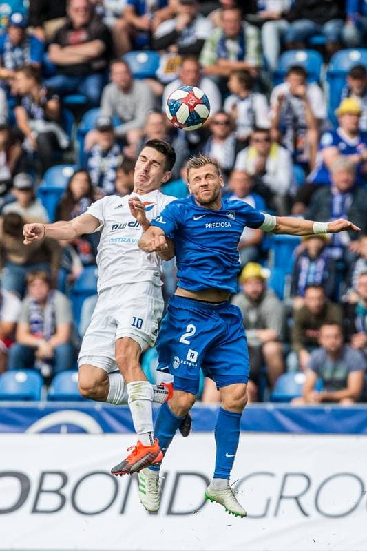 Football. Fortuna:Liga. Banik Ostrava - Slovan Liberec. 13.07.2019