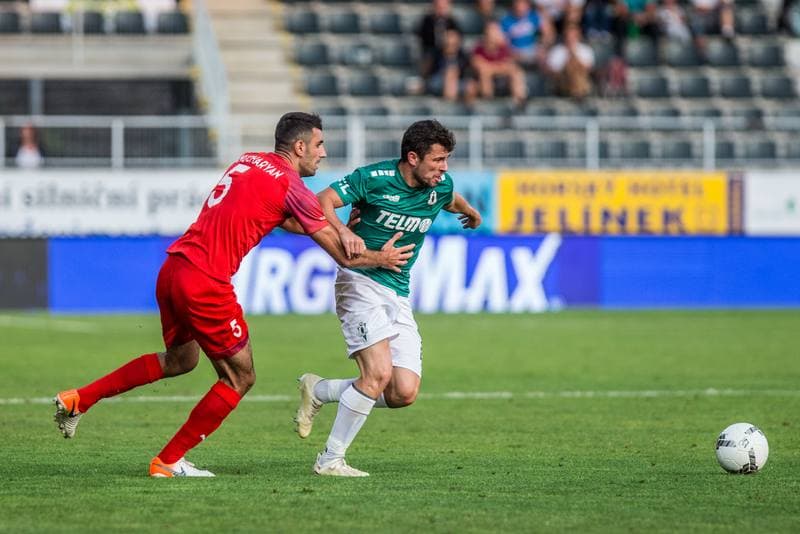 Football. UEFA Europa League. FK Jablonec - FC Pyunik Yerevan. 01.08.2019