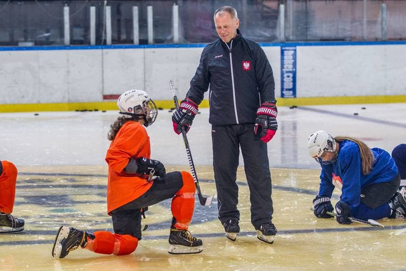 Ice Hockey. Poland national team. Training. 05.09.2019
