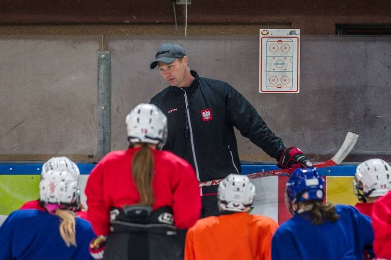 Ice Hockey. Poland national team. Training. 24.09.2019