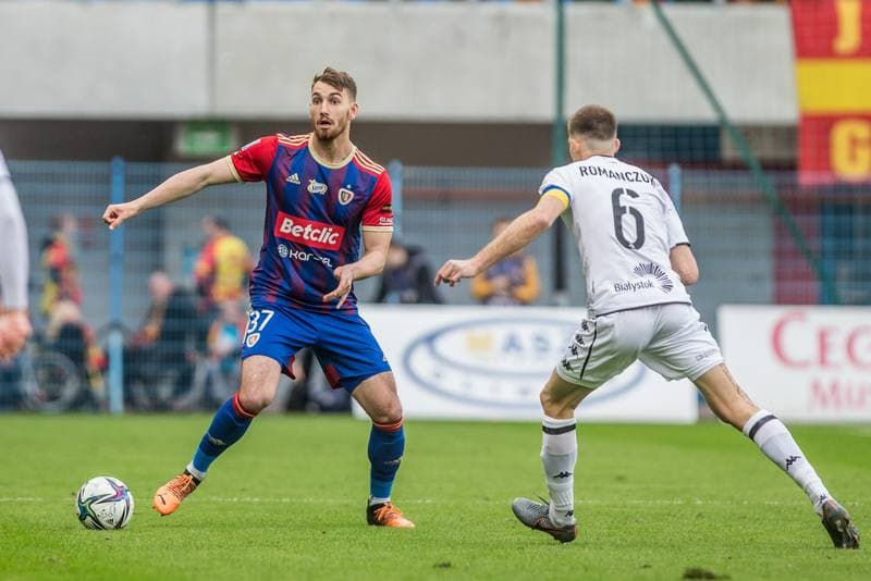 Football. PKO BP Ekstraklasa. Piast Gliwice - Jagiellonia Bialystok. 23.04.2022