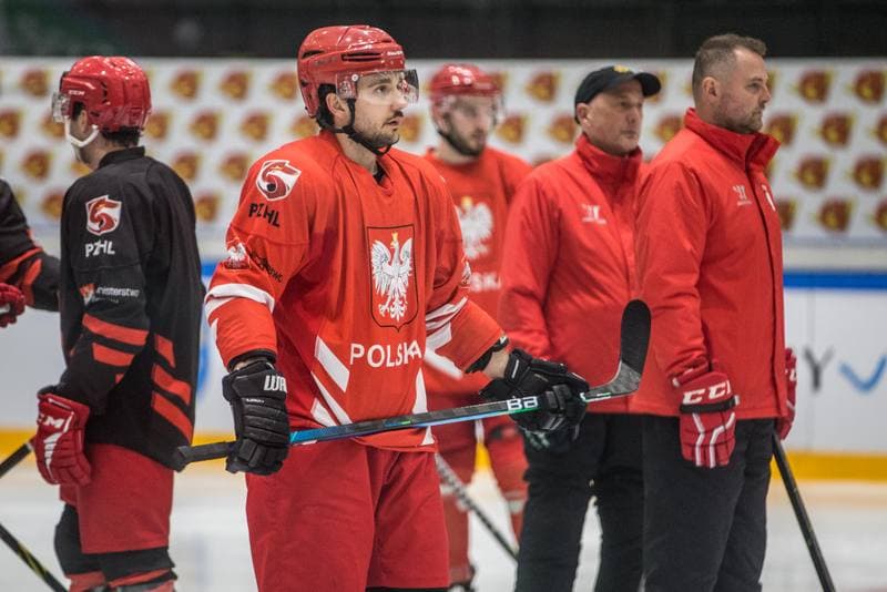 Ice Hockey. Poland national team. Training. 24.04.2022