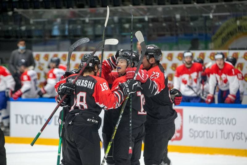 Ice Hockey. World Championship Division 1 Group B. Serbia - Japan. 26.04.2022