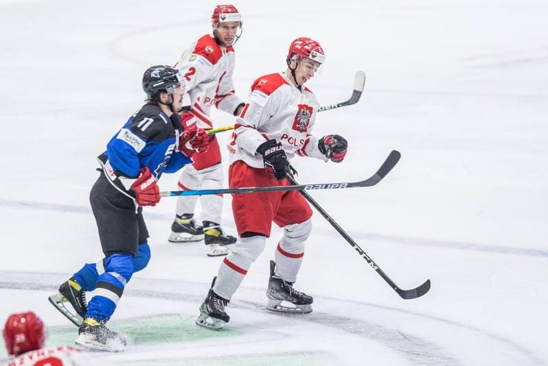 Ice Hockey. World Championship Division 1 Group B. Poland - Estonia. 26.04.2022