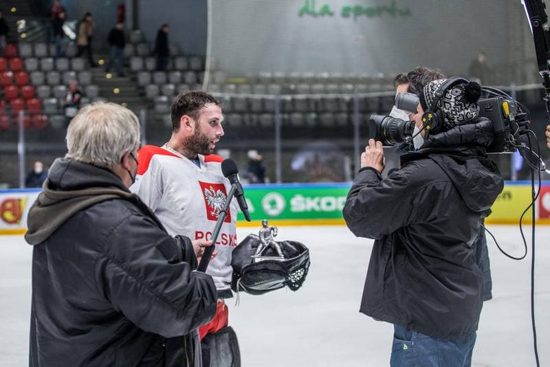 Ice Hockey. World Championship Division 1 Group B. Poland - Estonia. 26.04.2022