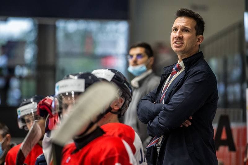 Ice Hockey. World Championship Division 1 Group B. Ukraine - Serbia. 27.04.2022
