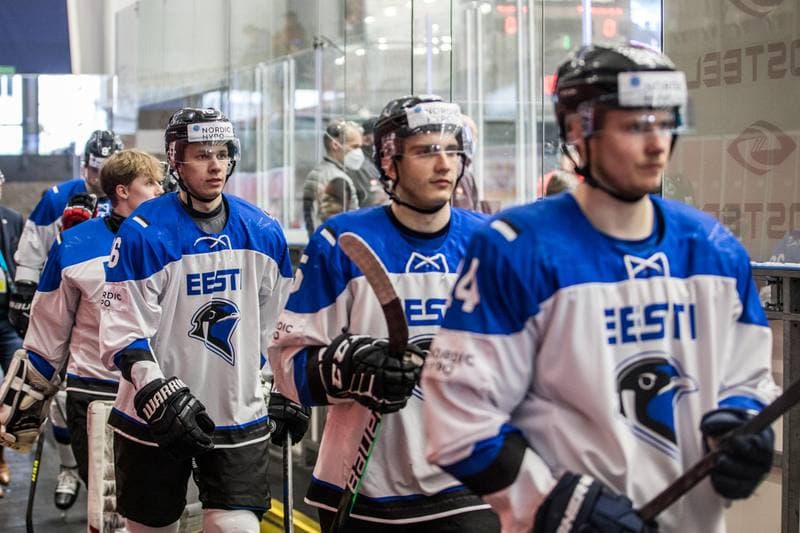 Ice Hockey. World Championship Division 1 Group B. Japan - Estonia. 28.04.2022