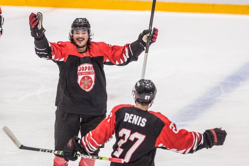 Ice Hockey. World Championship Division 1 Group B. Japan - Estonia. 28.04.2022