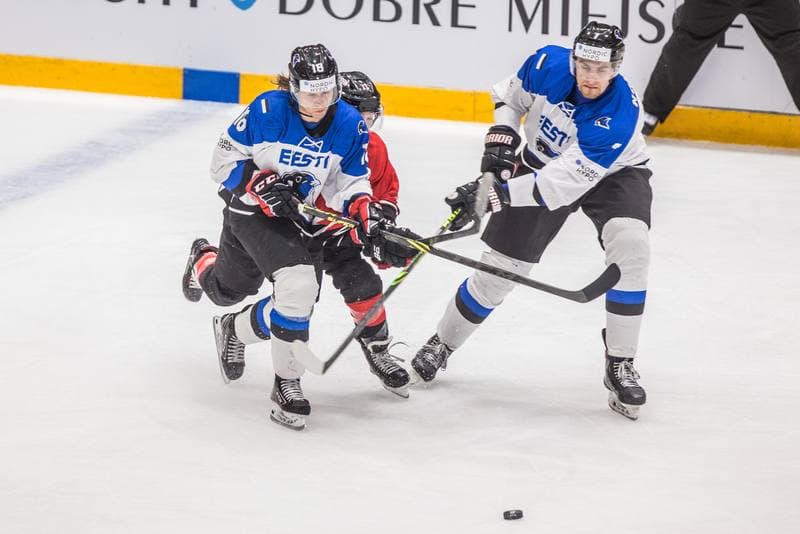 Ice Hockey. World Championship Division 1 Group B. Japan - Estonia. 28.04.2022