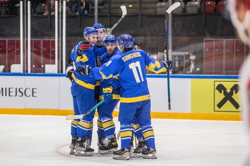 Ice Hockey. World Championship Division 1 Group B. Ukraine - Poland. 28.04.2022