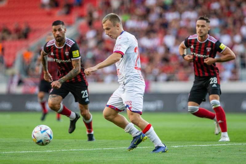 Football. UEFA Conference League. Spartak Trnava - Rakow Czestochowa. 04.08.2022