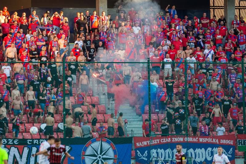 Football. UEFA Conference League. Spartak Trnava - Rakow Czestochowa. 04.08.2022