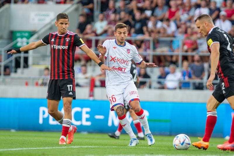 Football. UEFA Conference League. Spartak Trnava - Rakow Czestochowa. 04.08.2022