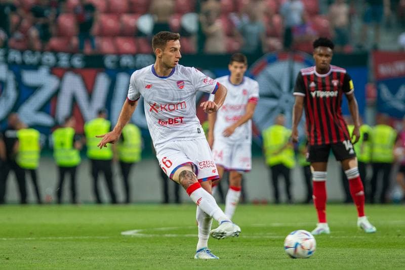 Football. UEFA Conference League. Spartak Trnava - Rakow Czestochowa. 04.08.2022