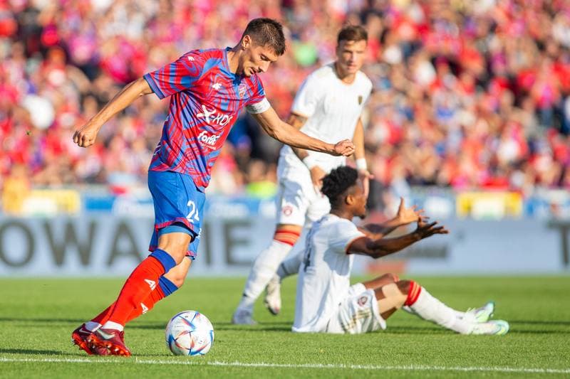 Football. UEFA Conference League. Rakow Czestochowa - Spartak Trnava. 11.08.2022