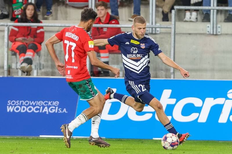 Football. Fortuna I Liga. Zaglebie Sosnowiec - Bruk-Bet Termalica Nieciecza. 24.09.2023