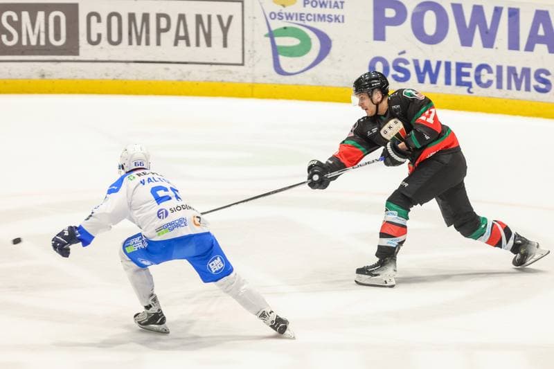 Ice Hockey. Tauron Hokej Liga. Re-Plast Unia Oswiecim - GKS Tychy. 20.10.2023