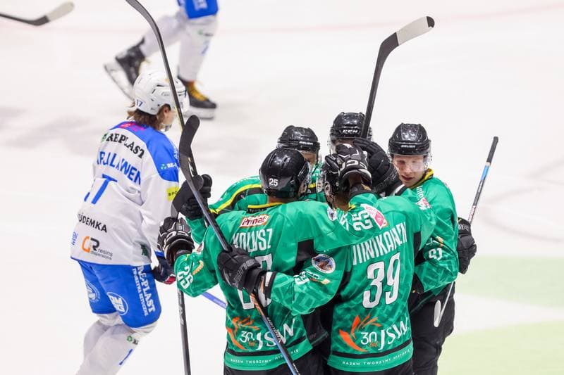 Ice Hockey. Tauron Hokej Liga. Re-Plast Unia Oswiecim - JKH GKS Jastrzebie. 29.10.2023