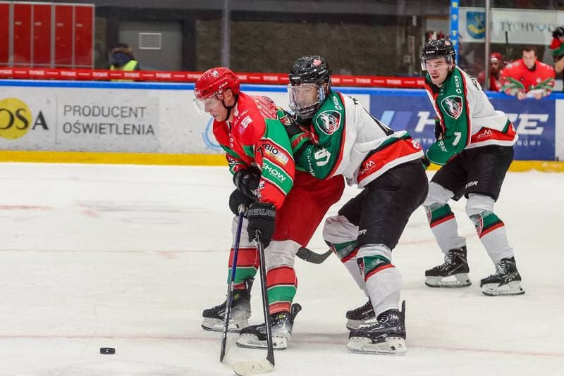 Ice Hockey. Tauron Hokej Liga. GKS Tychy - Zaglebie Sosnowiec. 15.11.2023