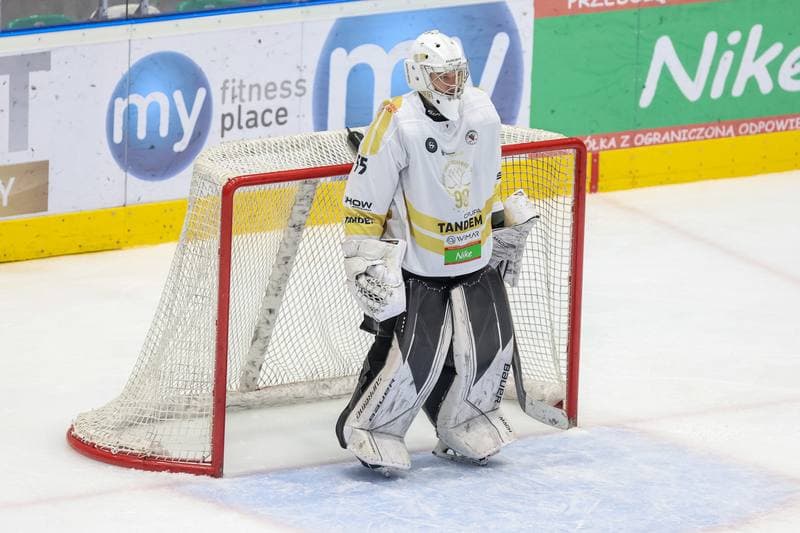 Ice Hockey. Tauron Hokej Liga. Zaglebie Sosnowiec - Marma Ciarko STS Sanok. 26.11.2023
