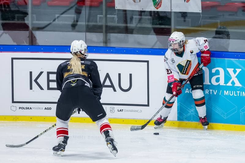 Ice Hockey. Tauron Liga Kobiet. Kojotki Naprzod Janow - KS Cracovia 1906. 17.12.2023