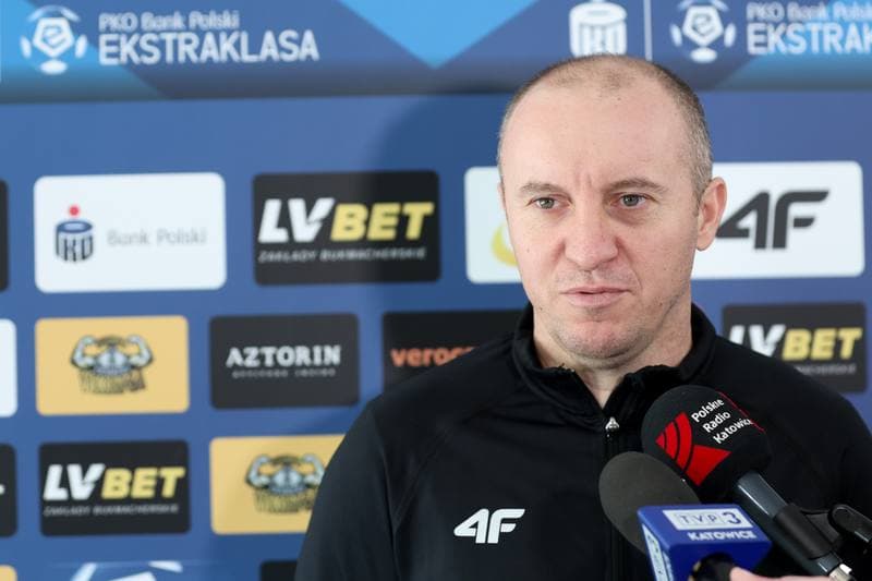 Football. Piast Gliwice. Press Conference. 09.01.2024