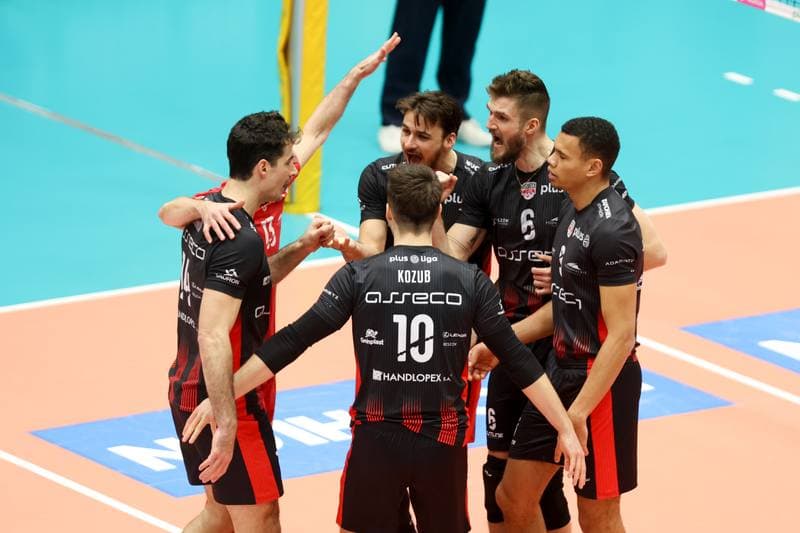 Volleyball. PlusLiga. Aluron CMC Warta Zawiercie - Asseco Resovia Rzeszow. 25.01.2024