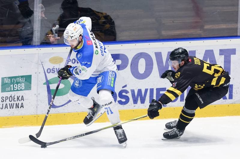 Ice Hockey. Tauron Hokej Liga. Re-Plast Unia Oswiecim - GKS Katowice. 01.02.2024