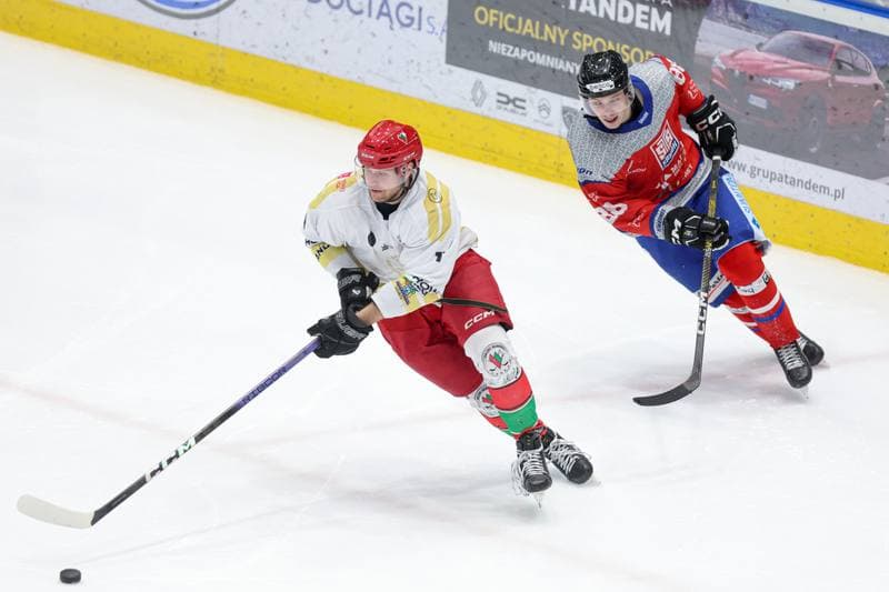 Ice Hockey. Tauron Hokej Liga. Zaglebie Sosnowiec - Marma Ciarko STS Sanok. 23.02.2024